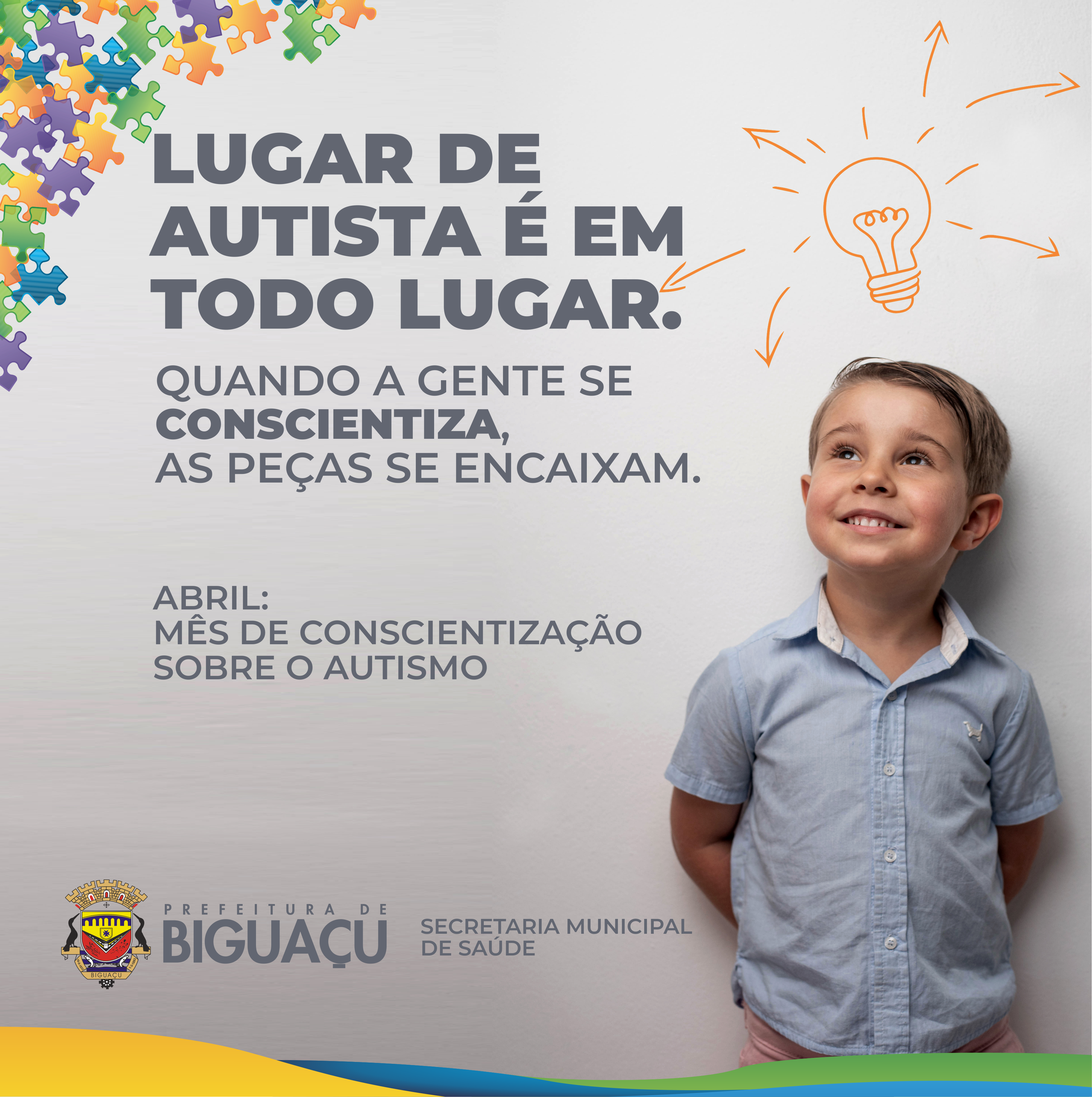 Prefeitura de Biguaçu promove semana de conscientização sobre o Autismo