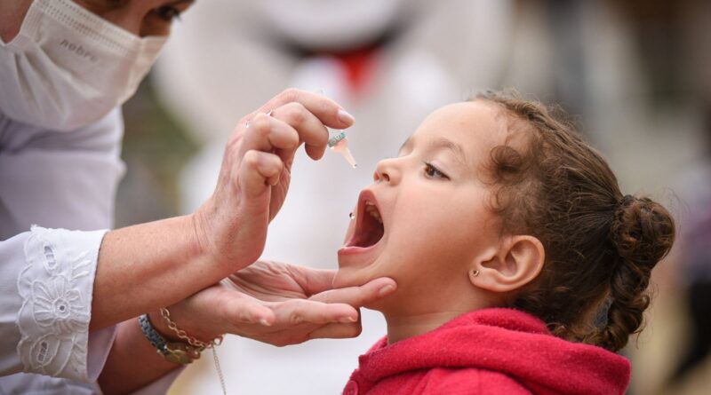 Prefeitura de Biguaçu realiza mutirão de vacinação contra a Pólio neste sábado