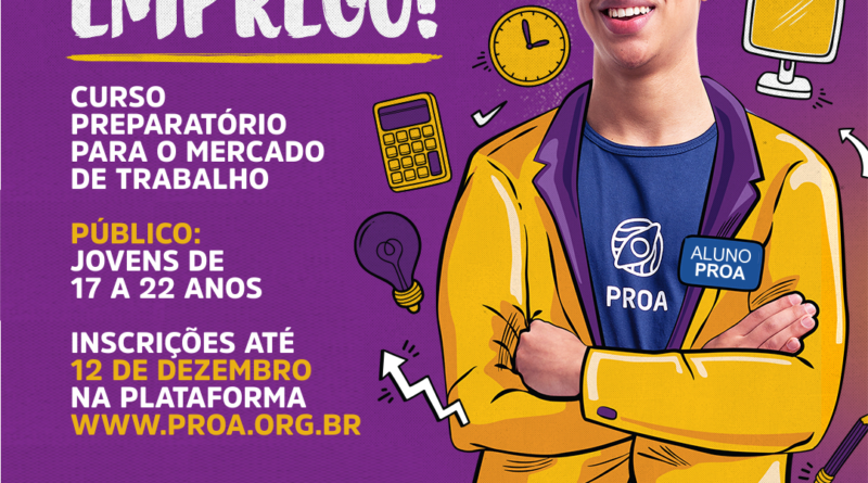 Inscrições podem ser feitas pela internet até o dia 12 de dezembro