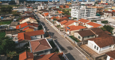 Foto aérea de Biguaçu