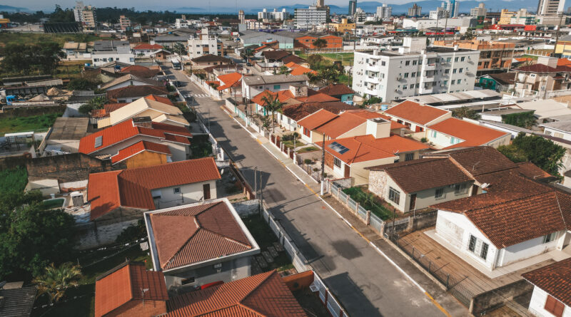 Foto aérea de Biguaçu